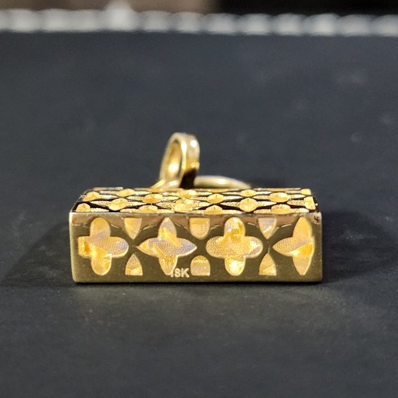 Pendant bag multi color design 18k gold - Picture 3 of 15